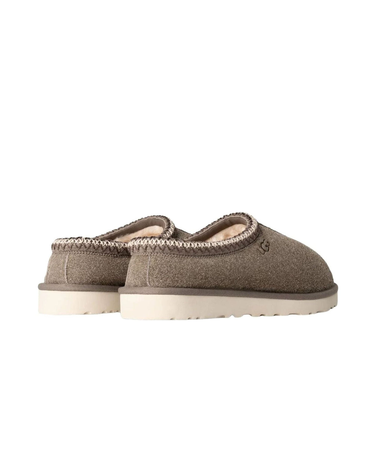UGG Tasman Shaggy Suede Slipper Smoke Plume