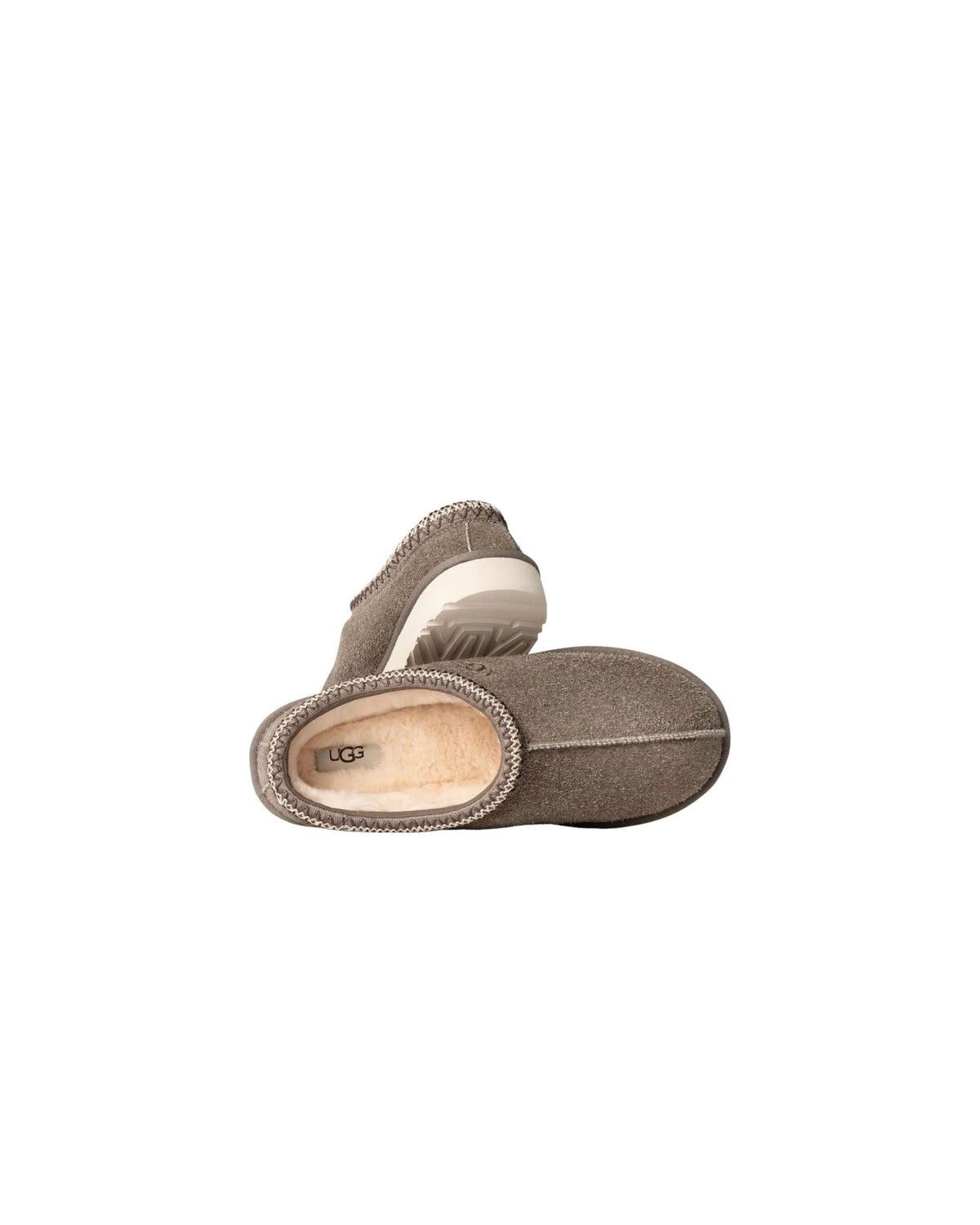 UGG Tasman Shaggy Suede Slipper Smoke Plume
