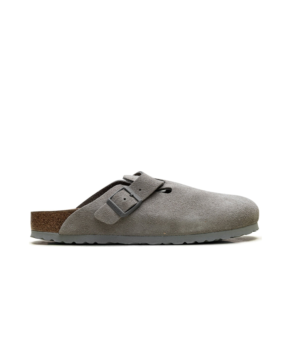 Birkenstock Boston Suede Stone Coin