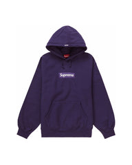 Supreme Box Logo Hoodie (FW23) Dark Purple