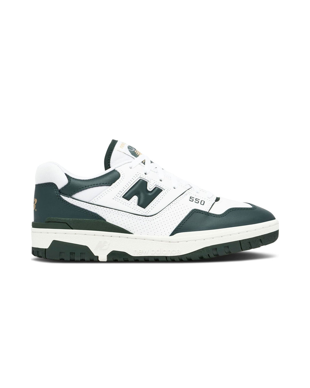 New Balance 550 White Dark Green