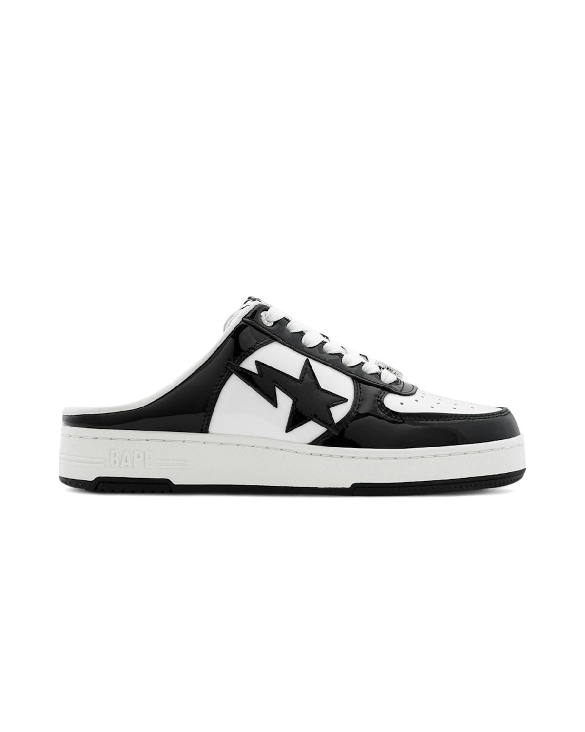 A Bathing Ape Bape Sta Clog White Black