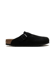 Birkenstock Boston Soft Footbed Suede Black