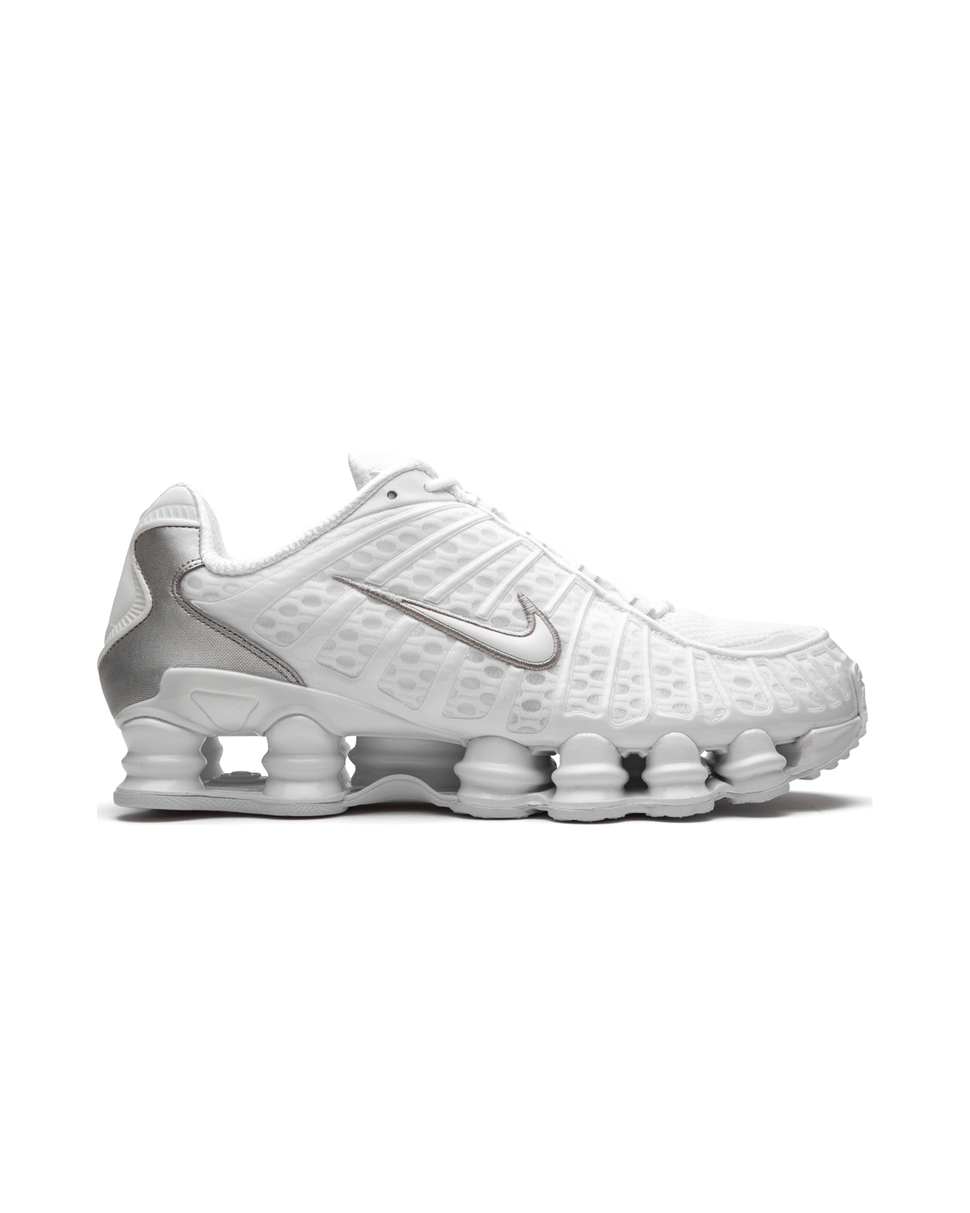 Nike Shox TL White Metallic Silver
