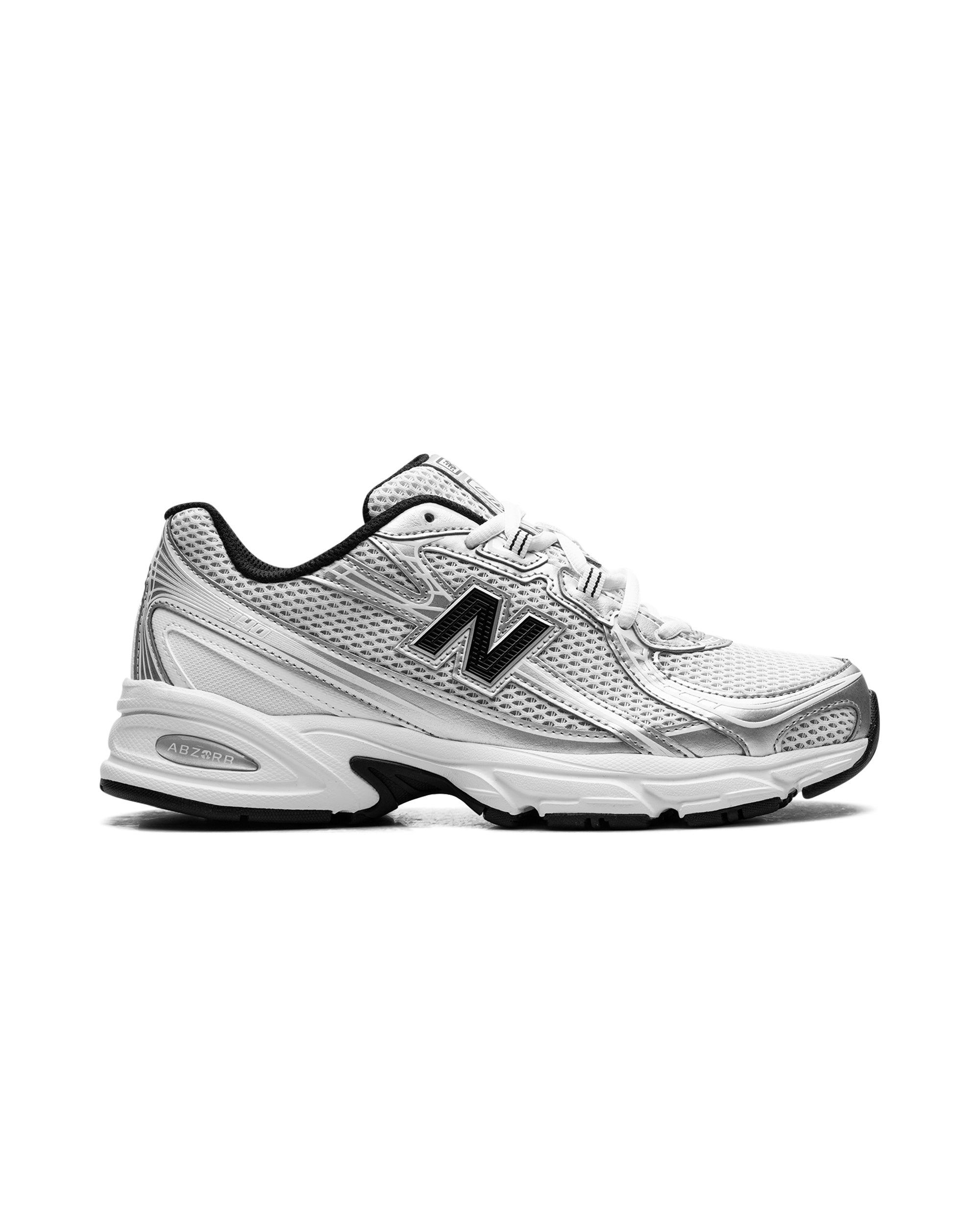New Balance 740 White Silver Metallic Navy