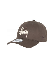 Stussy New Era 9Twenty Basic Strapback Walnut