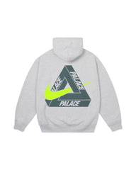 Palace x Nike Tri Swoosh Hood Grey Marl