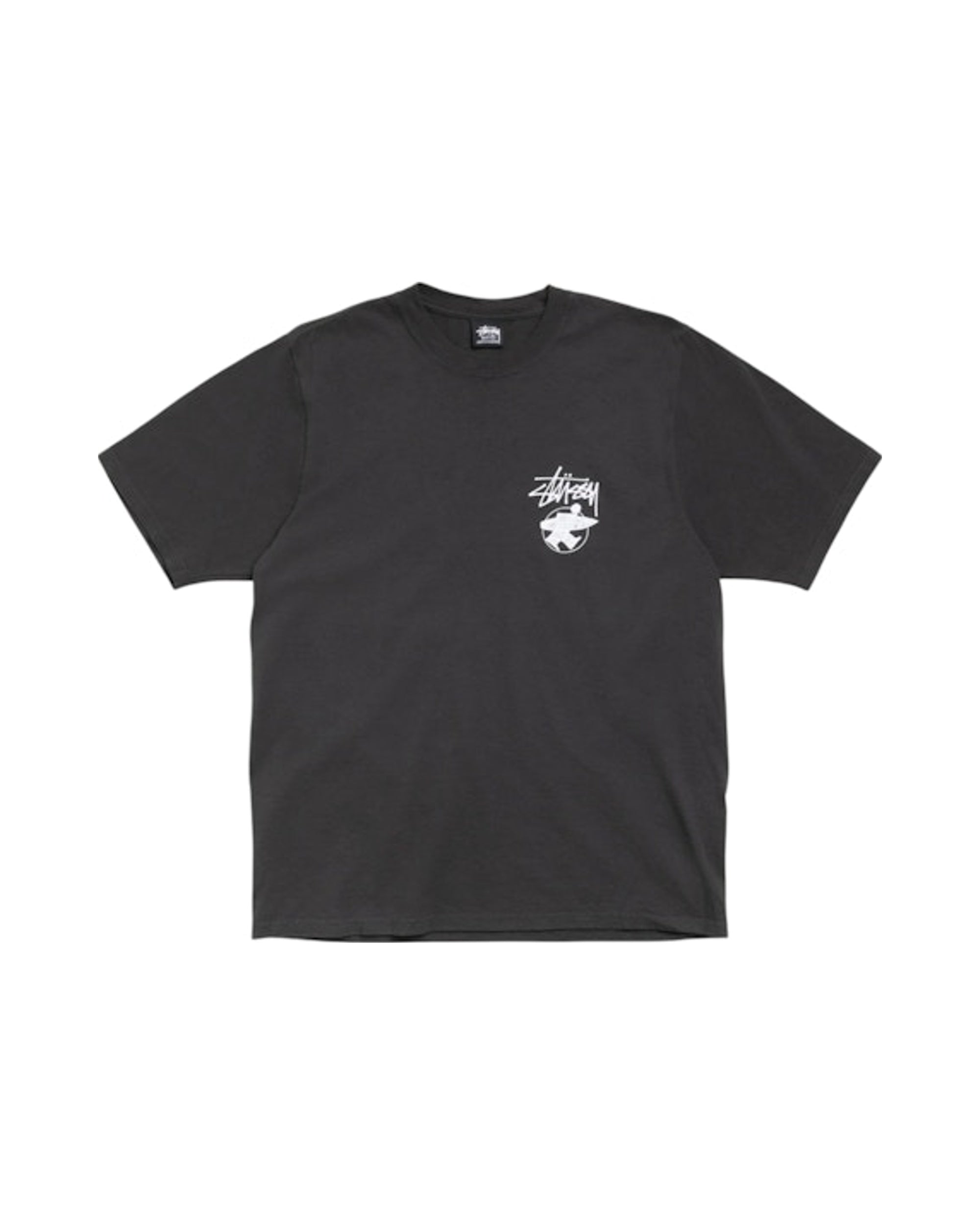Stussy Long Haul Pigment Dyed Tee Faded Black