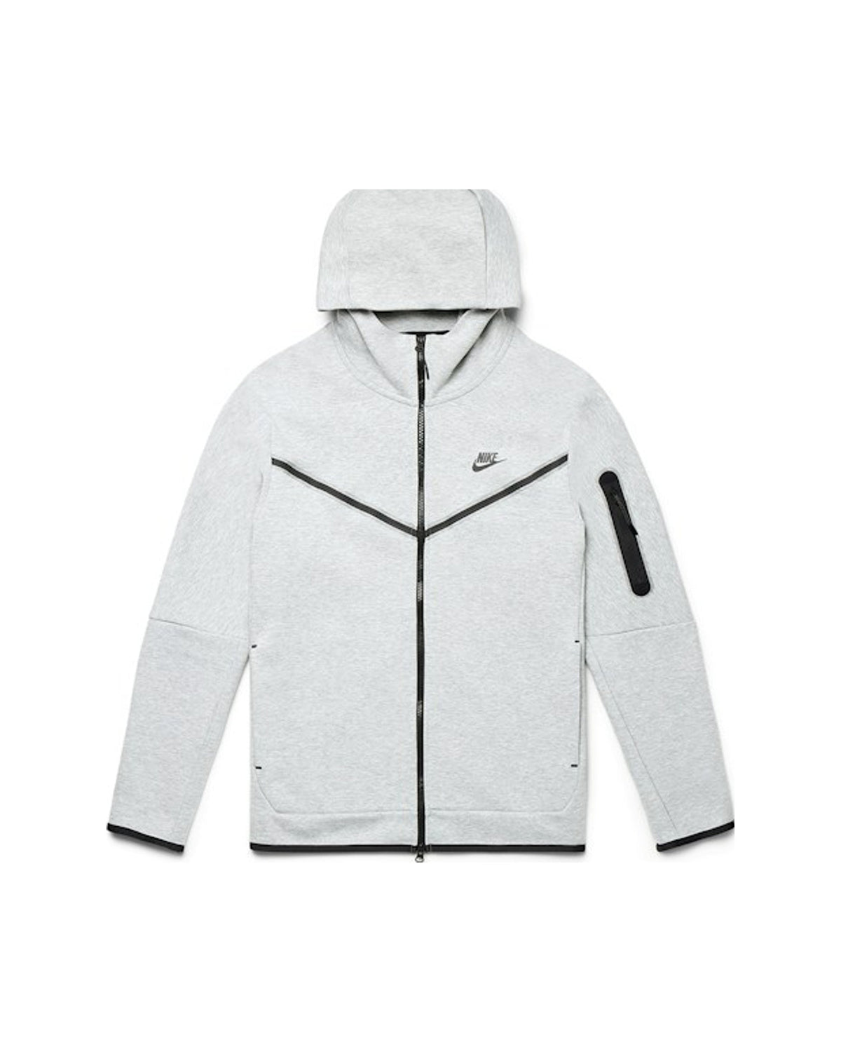 Nike Sportswear Tech Fleece Full-Zip Hoodie Heather Grey/Black