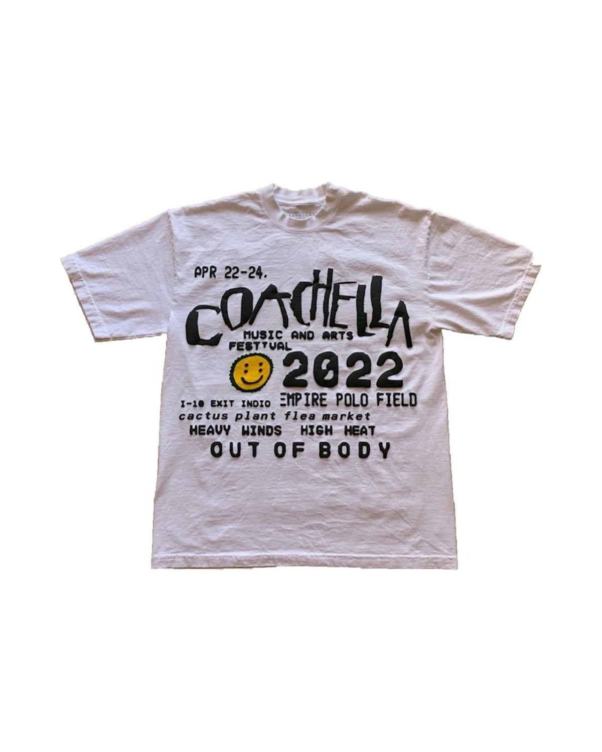 Cactus Plant Flea Market Coachella Weekend 2 T-shirt White