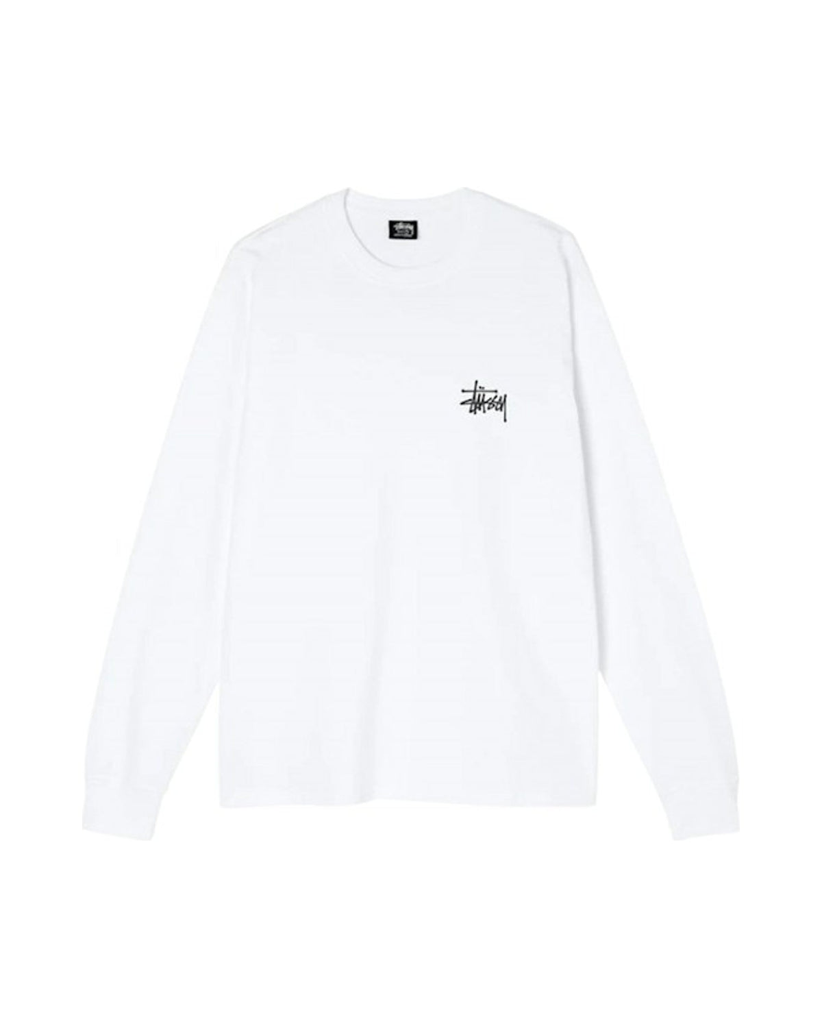 Stussy Basic Long Sleeve Tee White