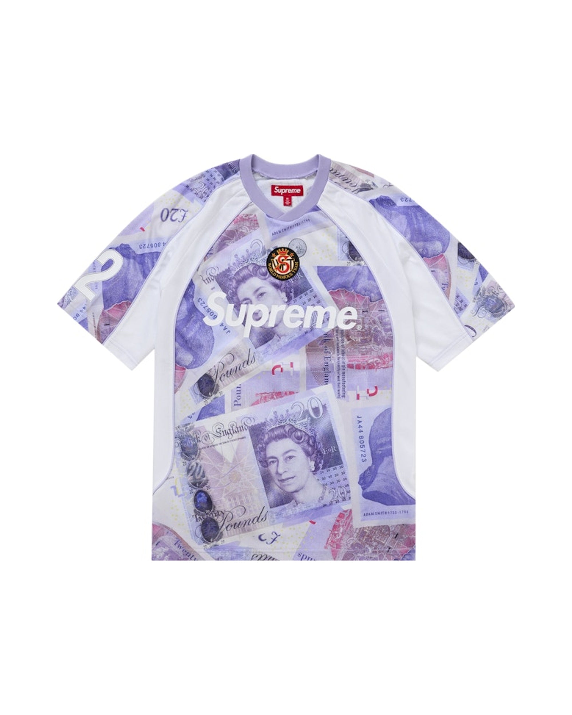 Supreme Pounds Soccer Jersey White