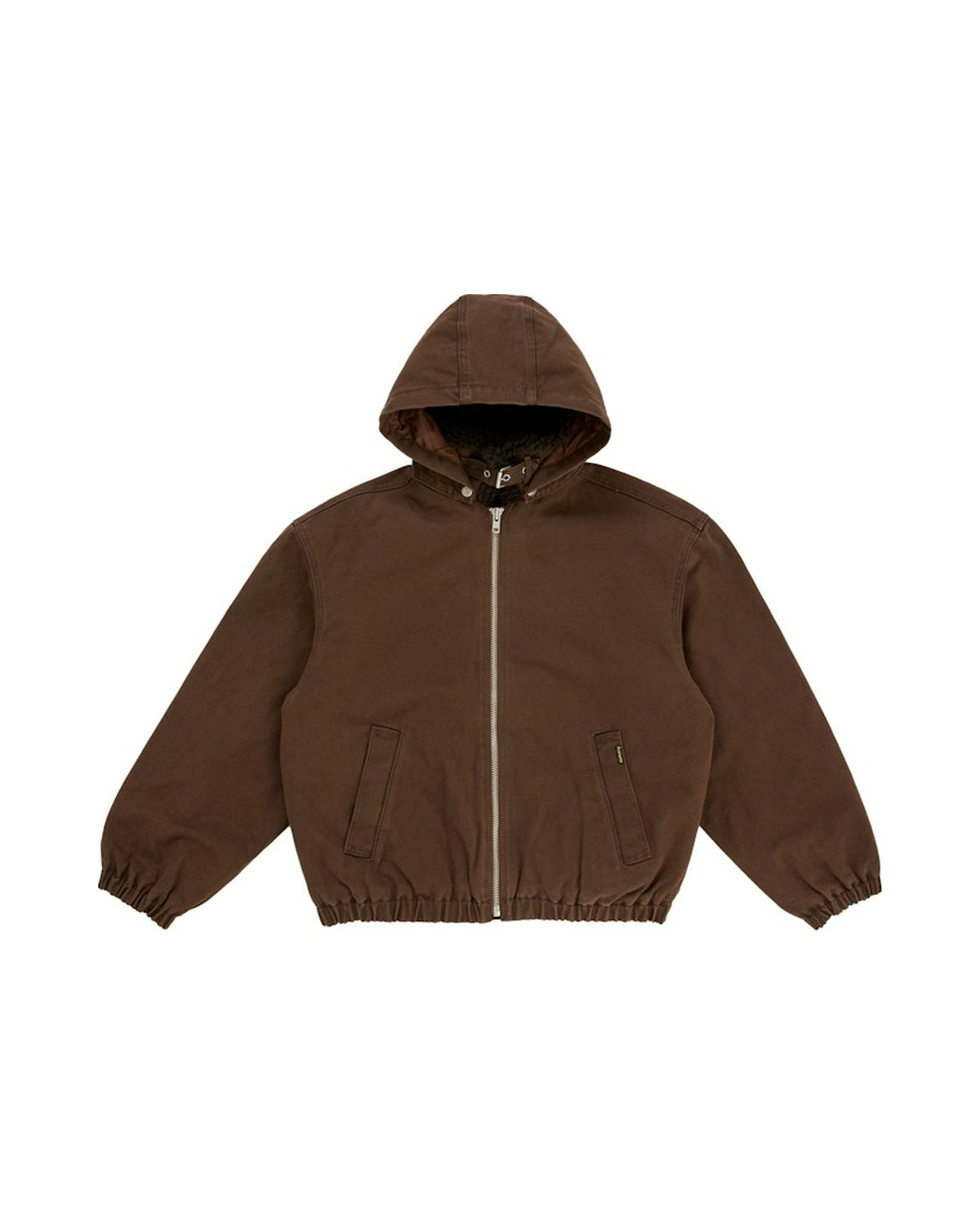 Supreme Faux Shearling Lined Bomber Jacket (FW26) Brown