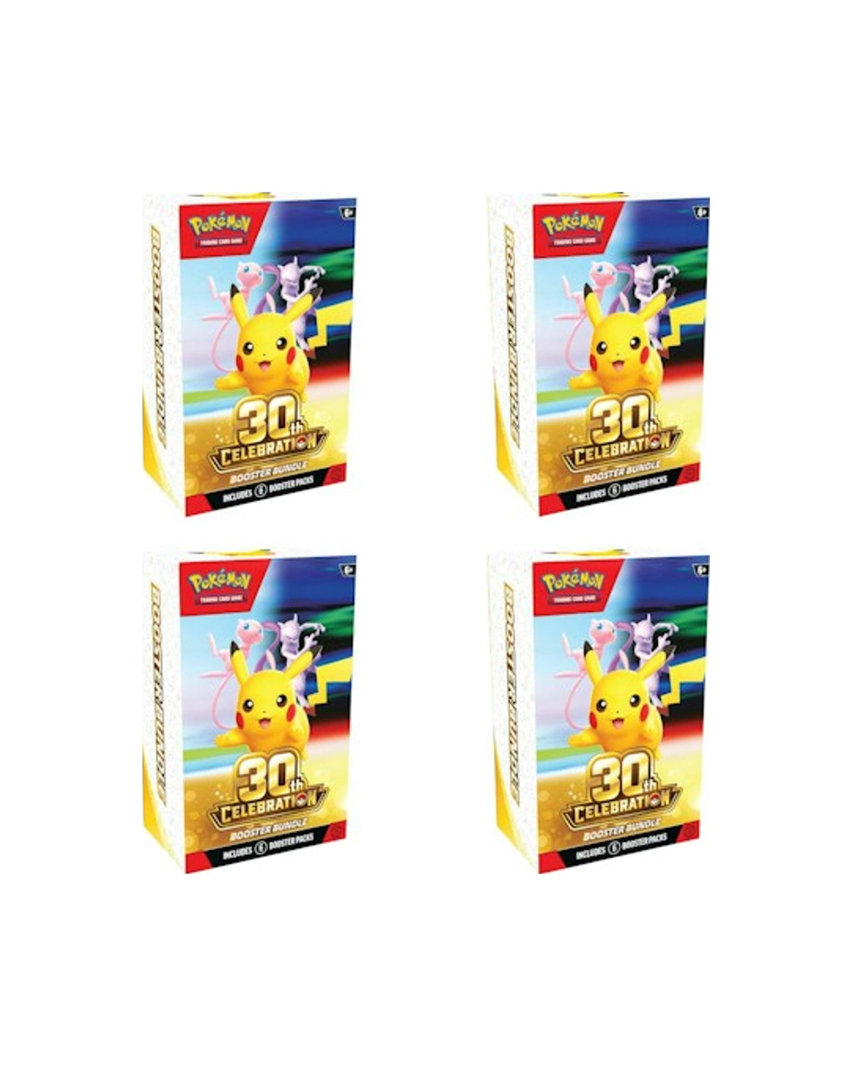 2026 Pokémon Mega Evolution 30th Celebration Booster Bundle 4x Lot