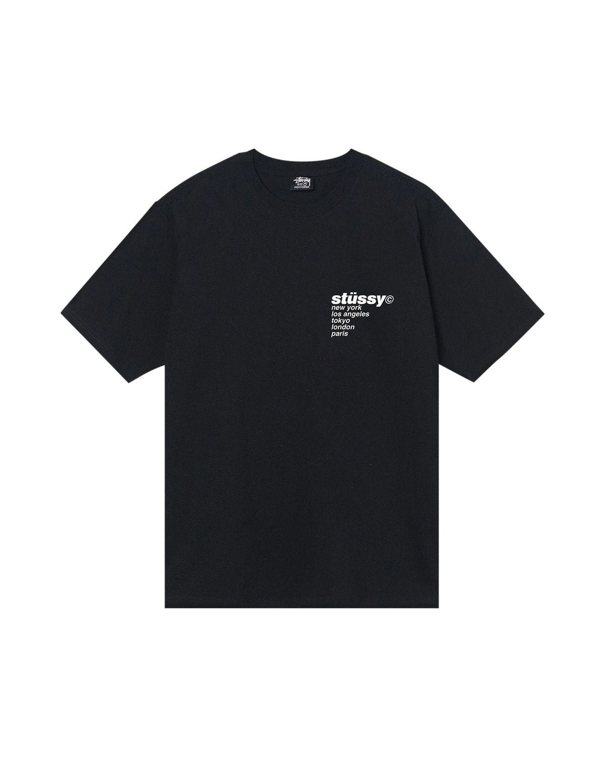 Stussy Strawberry Tee Black