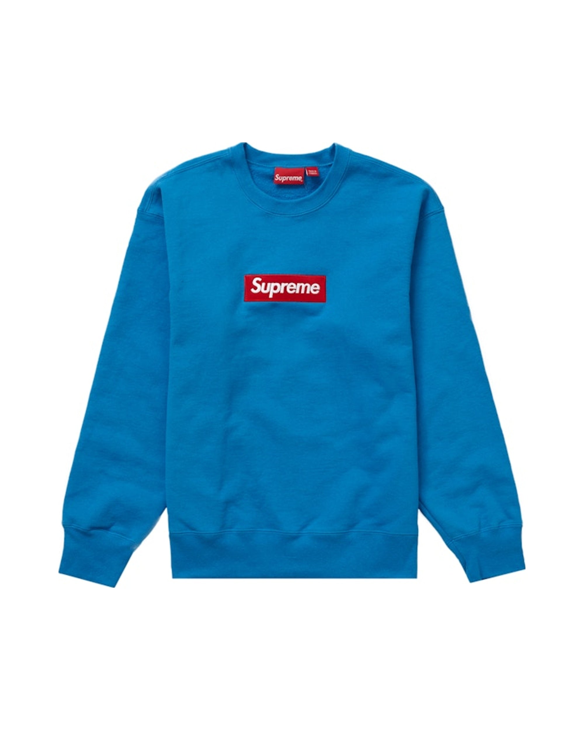 Supreme Box Logo Crewneck (FW22) Blue