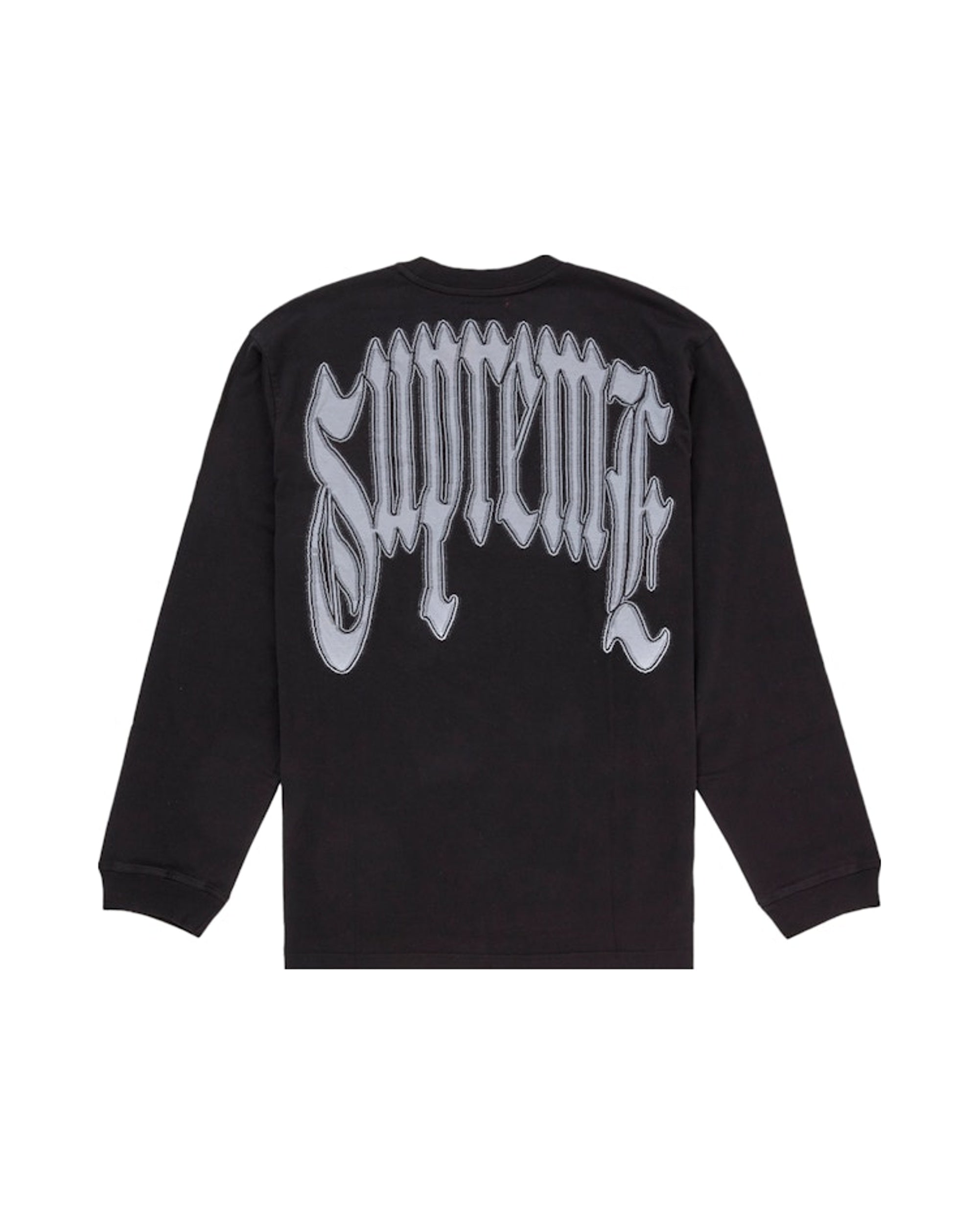 Supreme Intarsia L/S Top Black