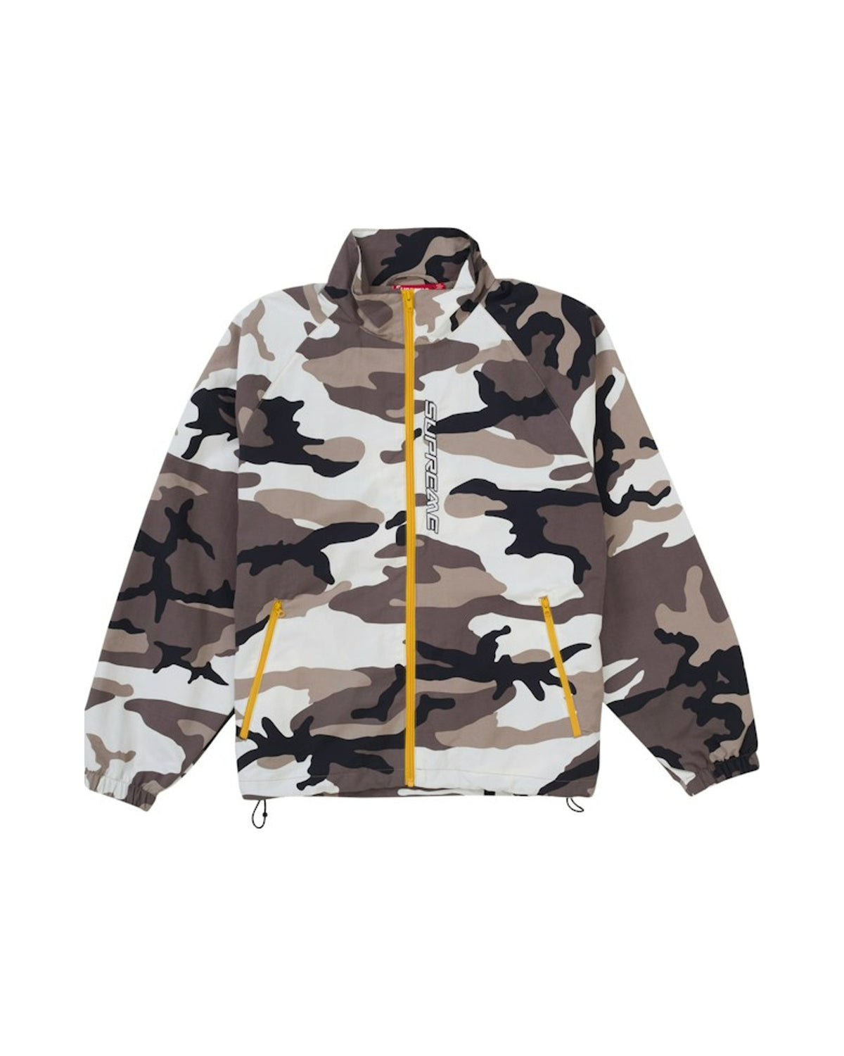 Supreme Contrast Zip Track Jacket Snow Camo