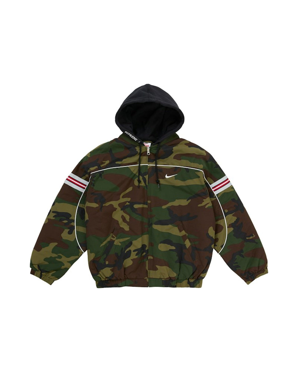 Supreme Nike Nylon Hooded Jacket Woodland Camo
