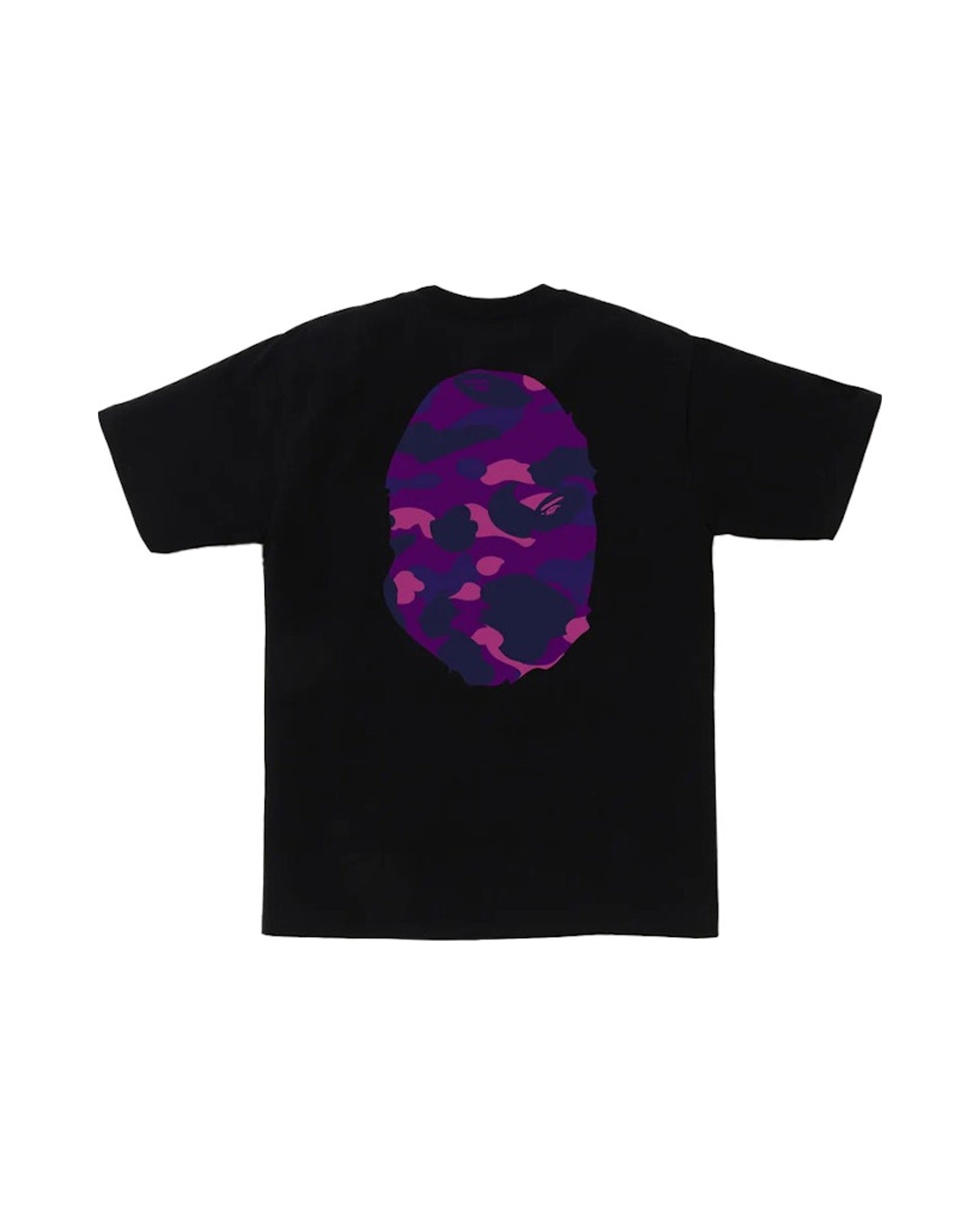 BAPE Color Camo Big Ape Head Tee Black/Purple