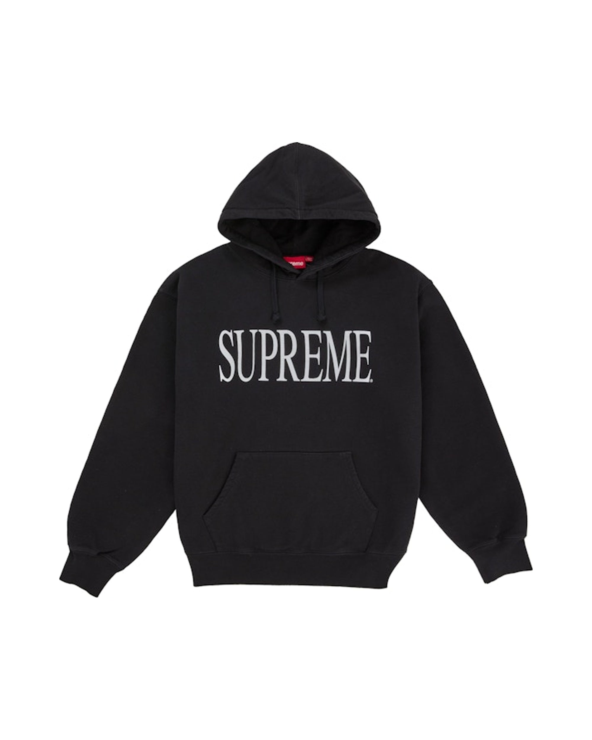 Supreme Capital Hooded Sweatshirt (FW26) Black
