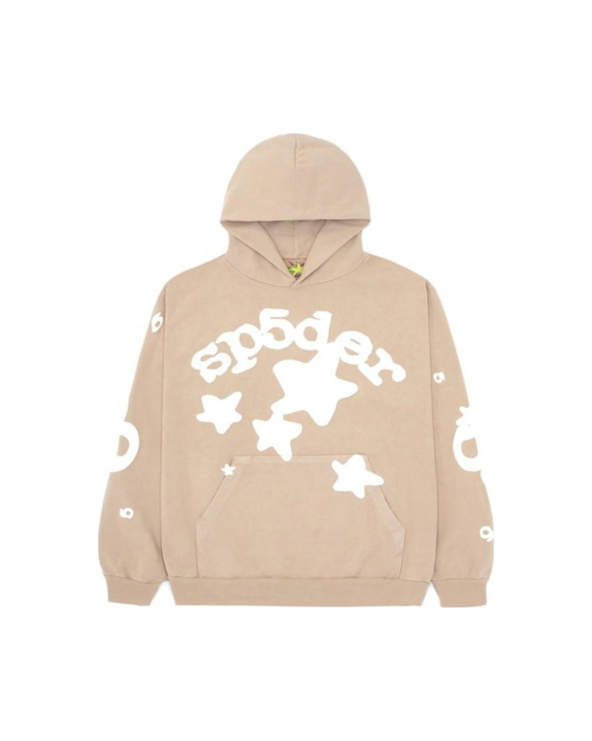 Sp5der Beluga Hoodie Sand