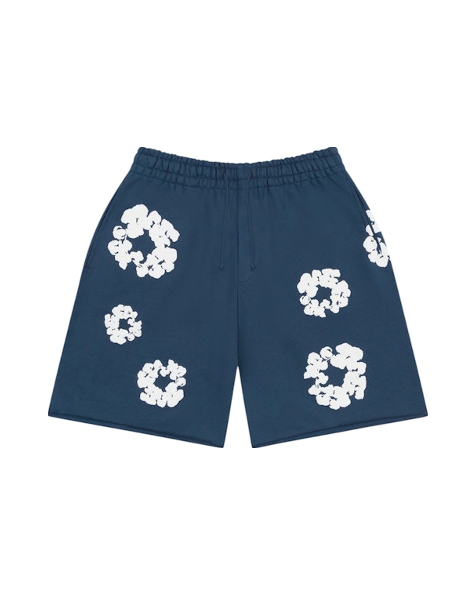 Denim Tears Cotton Wreath Sweatshorts Navy