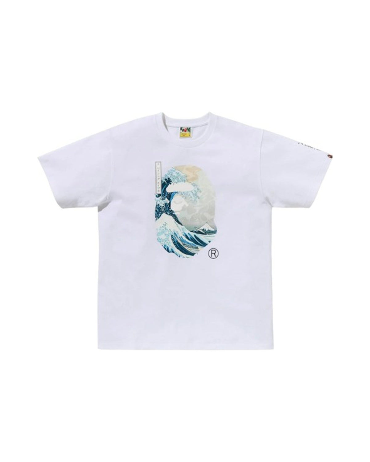 BAPE x Ukiyo-E Ape Head 1 Tee White