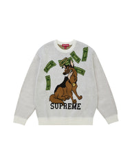 Supreme All Dogs Go To Heaven Sweater White