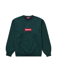 Supreme Box Logo Crewneck (FW22) Dark Pine
