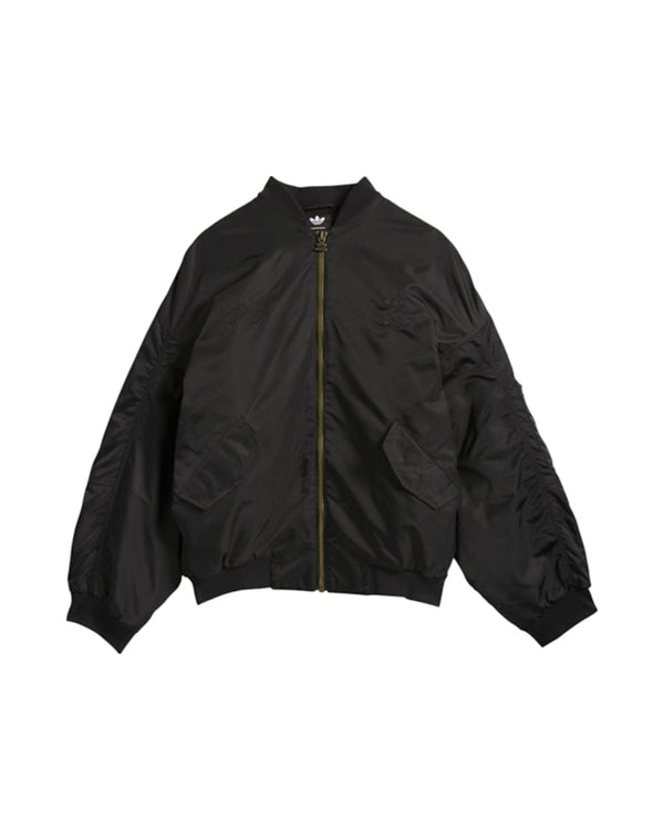 adidas x Willy Chavarria Satin Bomber Jacket Black