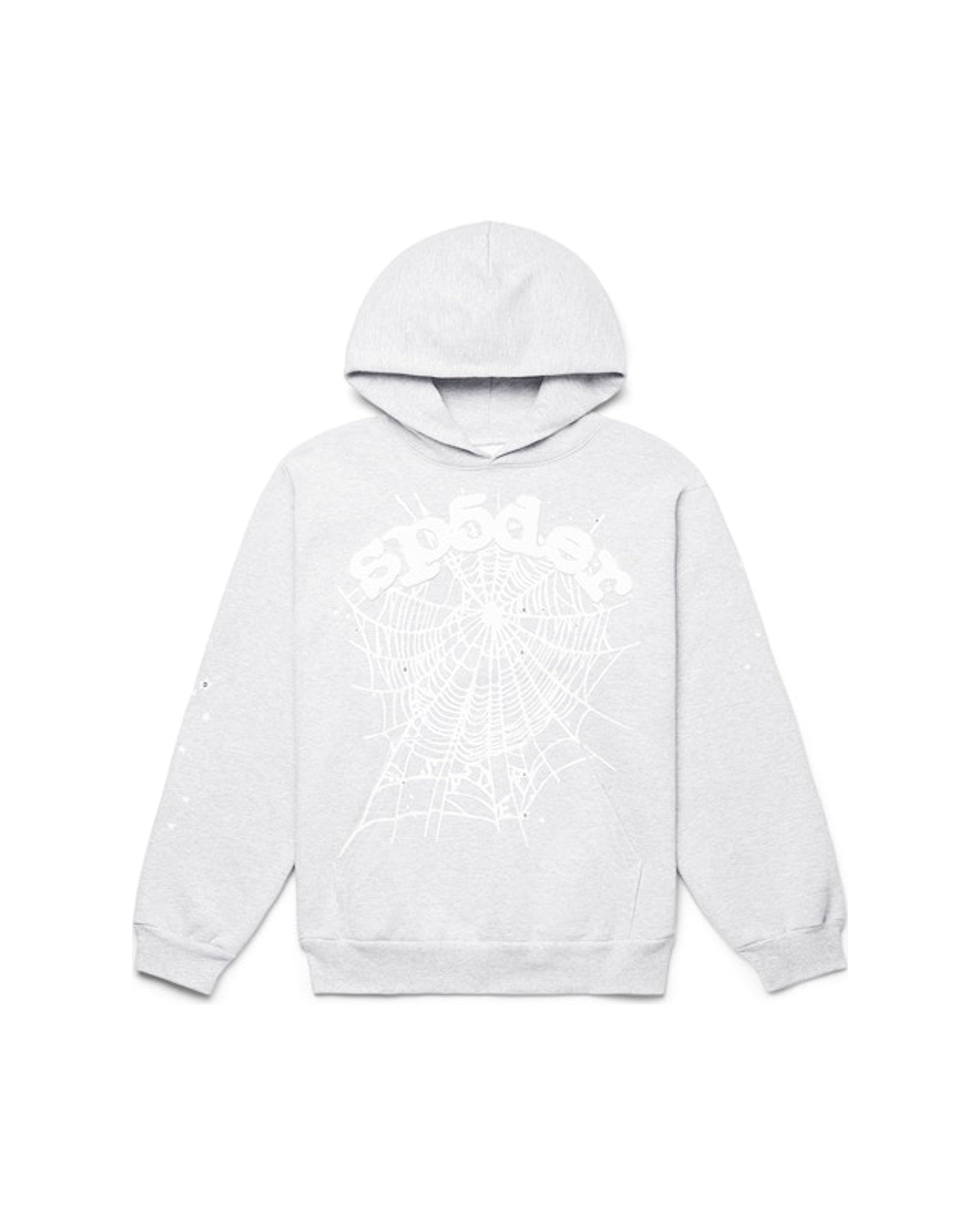 Sp5der OG Web Hoodie Heather Grey