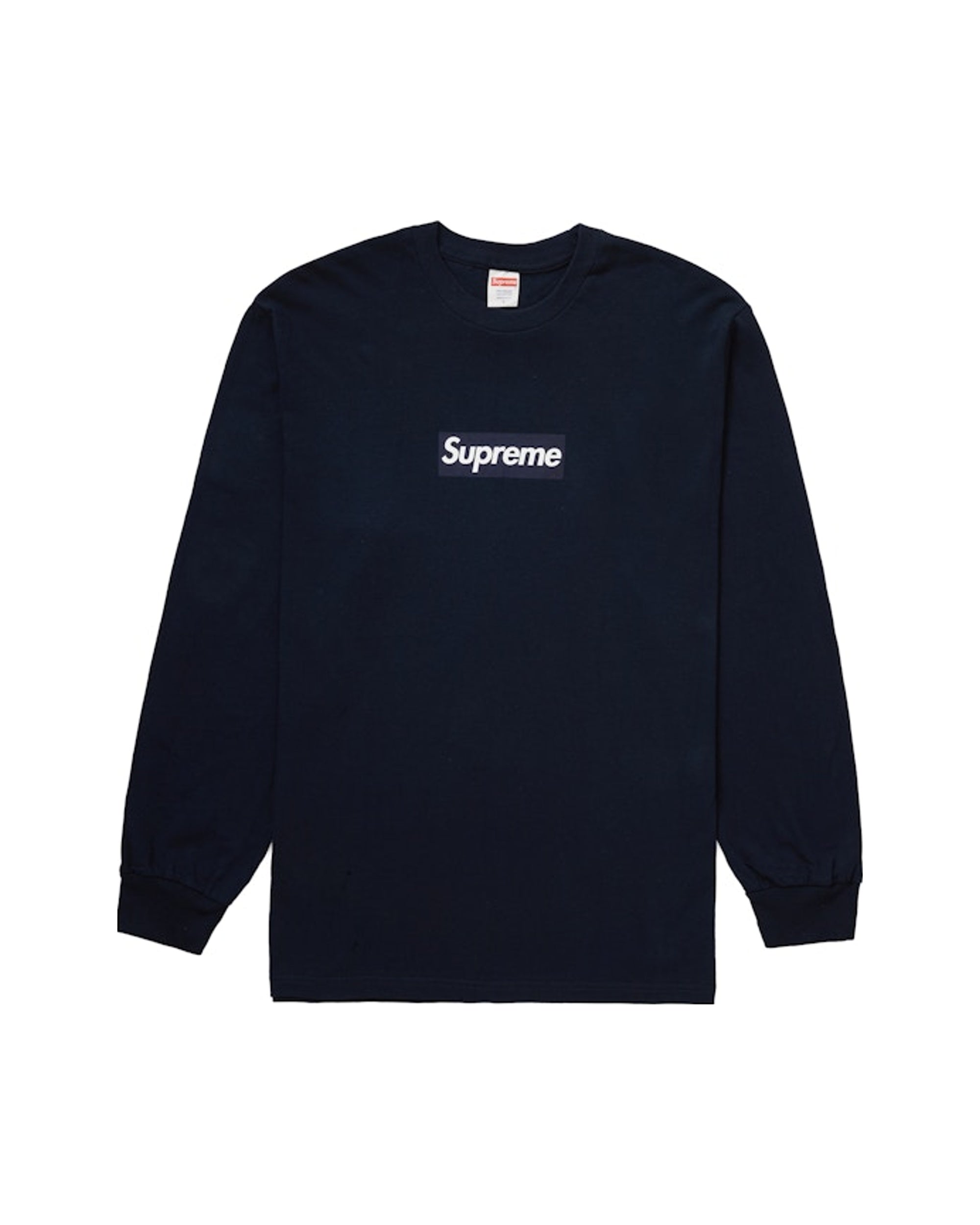 Supreme Box Logo L/S Tee Navy