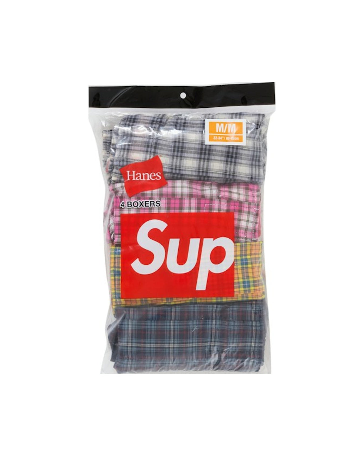 Supreme Hanes Plaid Boxers (4 Pack) Multicolor