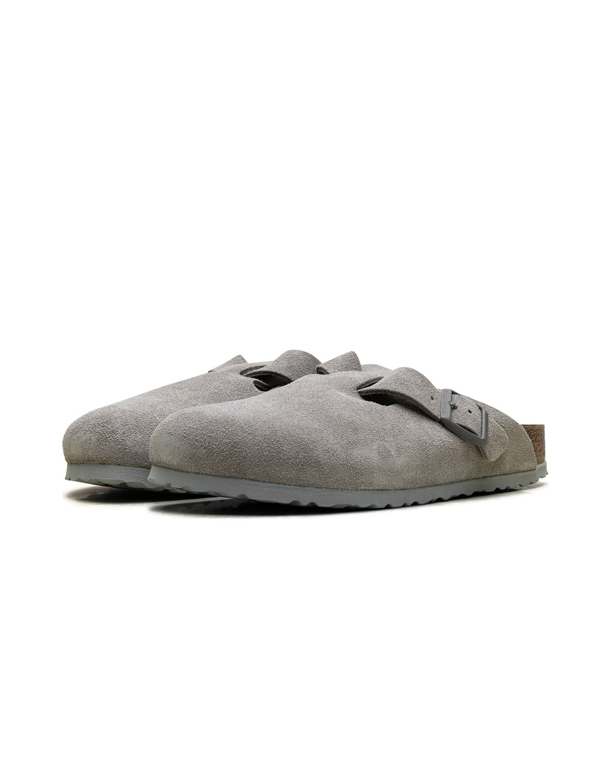Birkenstock Boston Suede Stone Coin