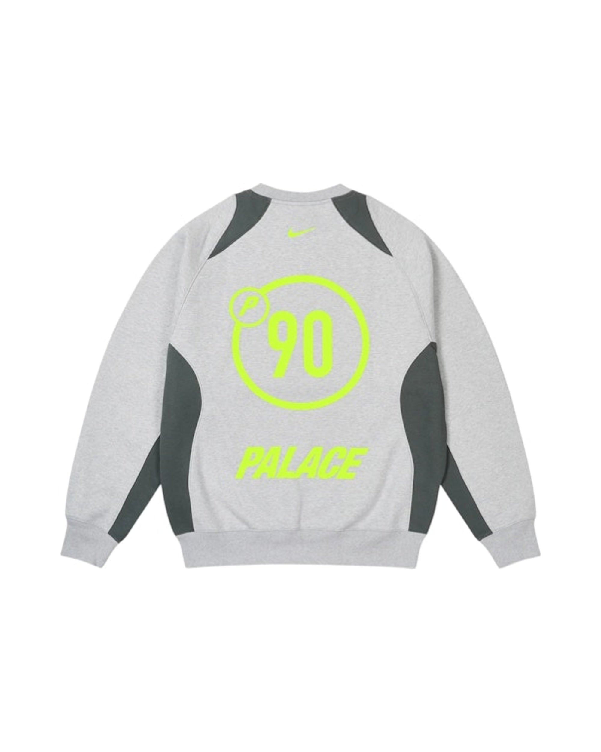 Palace x Nike Total P90 Crew i Grå Marl