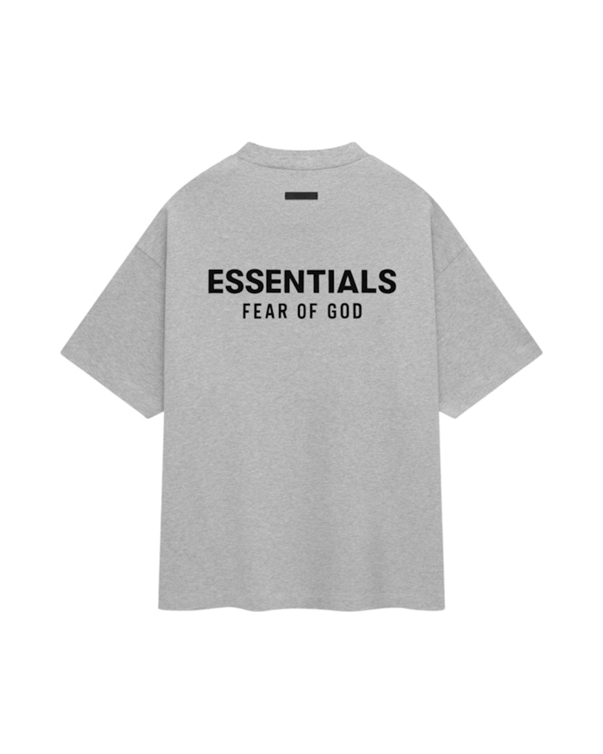 Fear of God Essentials Jersey Crewneck T-Shirt Light Heather Gray