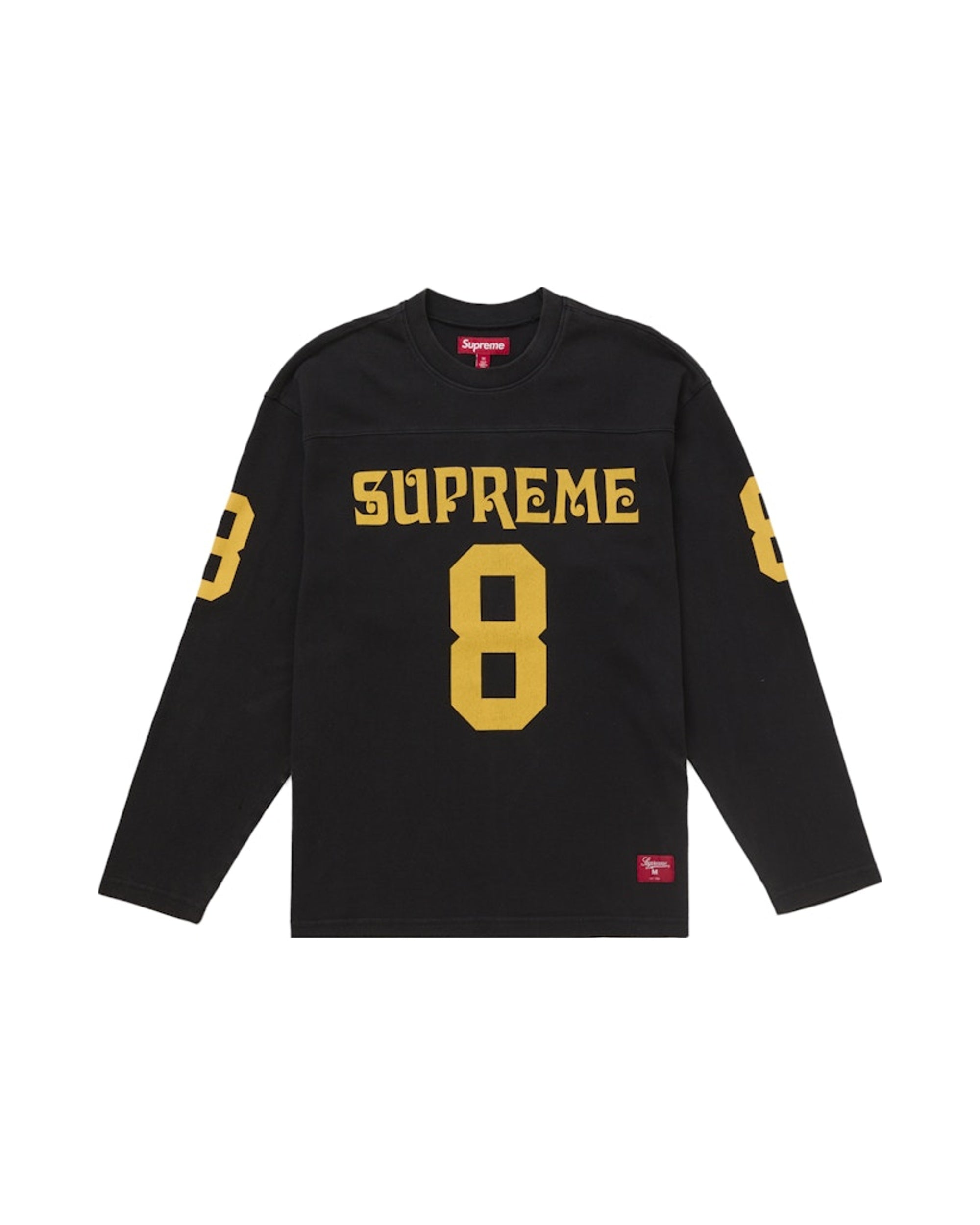 Supreme Affiliated L/S Football Top Black