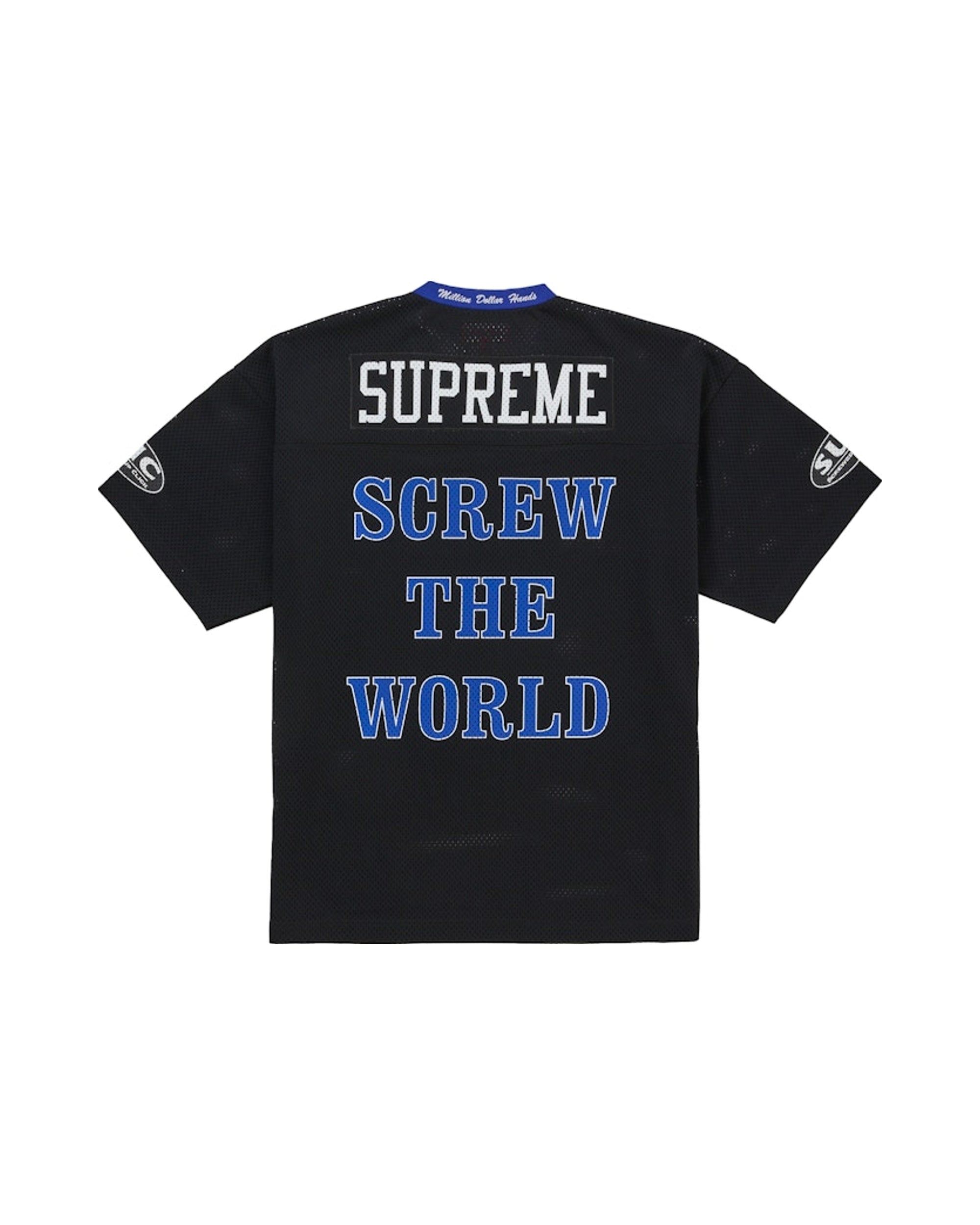 Supreme DJ Screw Football Jersey Black