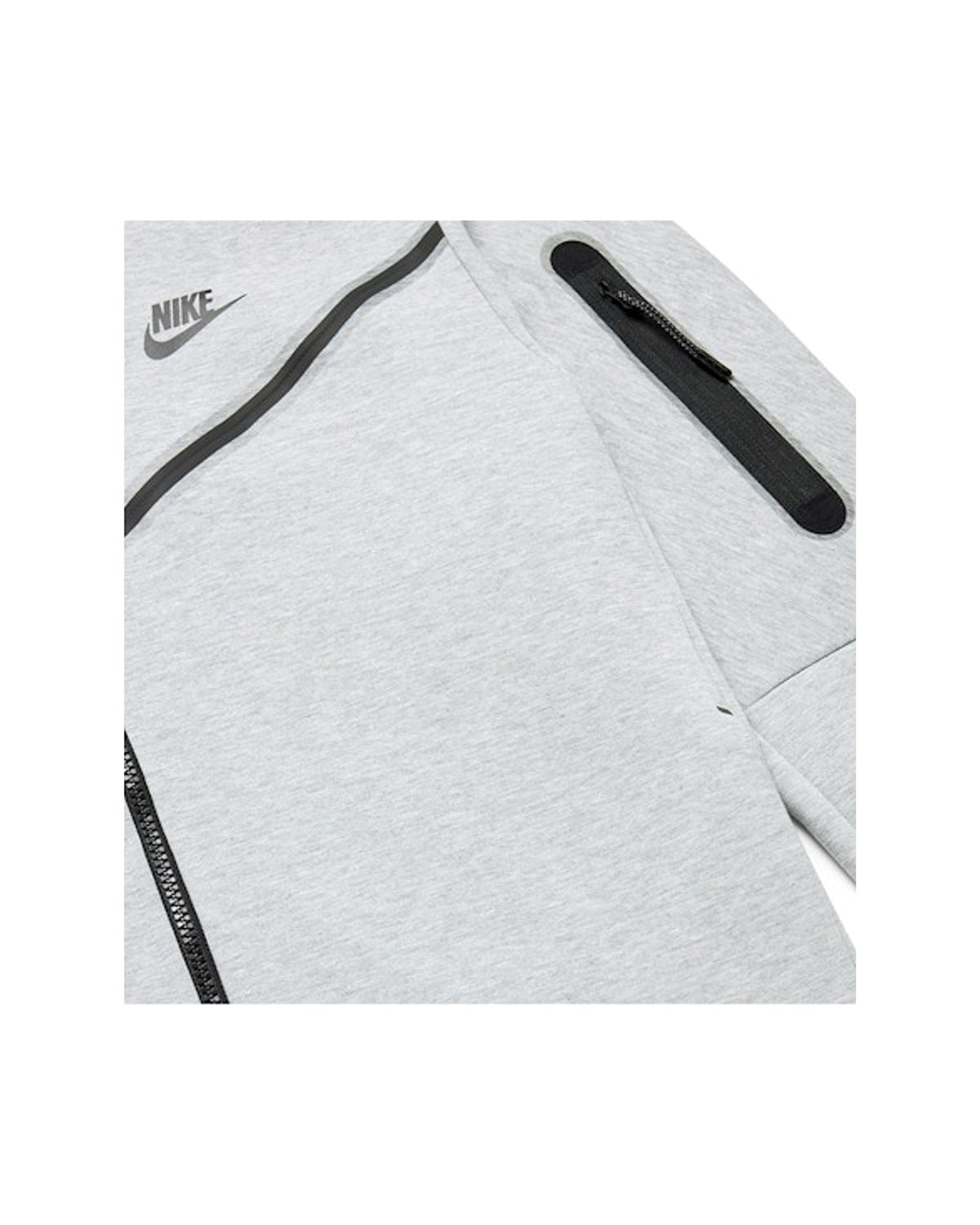 Nike Sportswear Tech Fleece Full-Zip Hoodie Heather Grey/Black