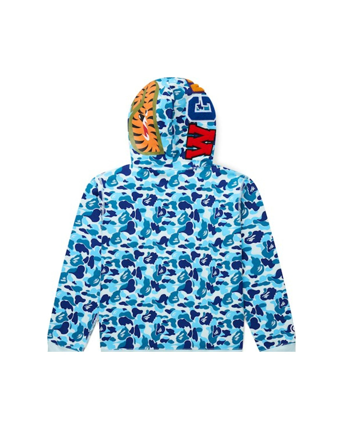 BAPE ABC Camo Shark Full Zip Hoodie Blue