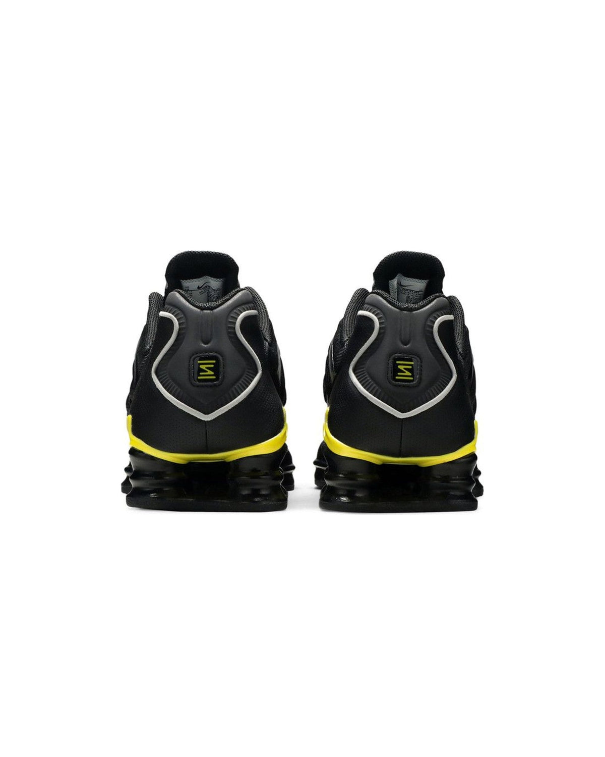 Nike Shox TL Black Dynamic Yellow Metallic Silver