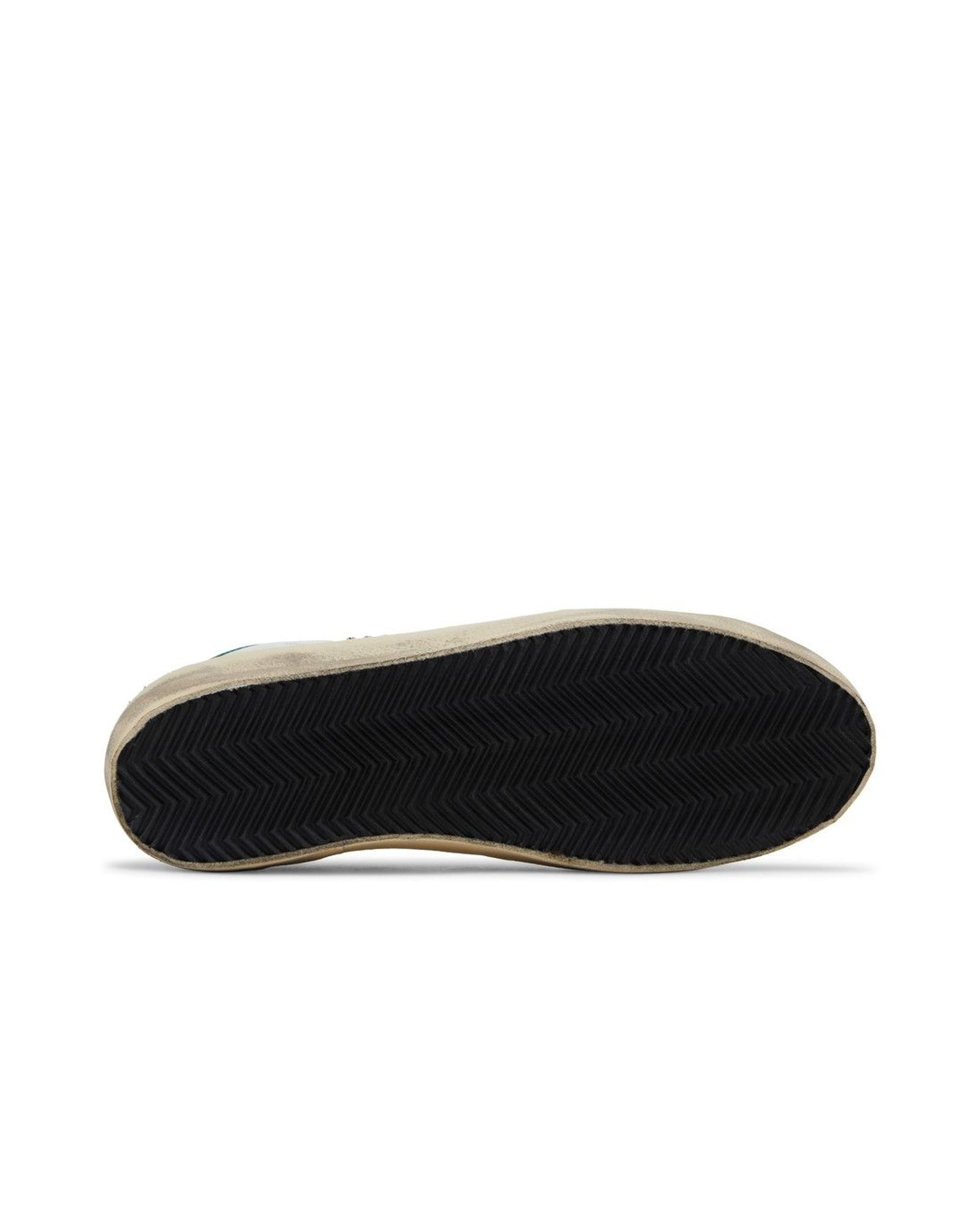 Golden Goose Super-Star White Silver Green