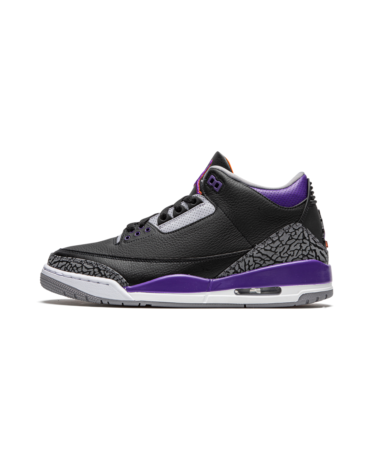 Jordan 3 Retro Black Court Purple