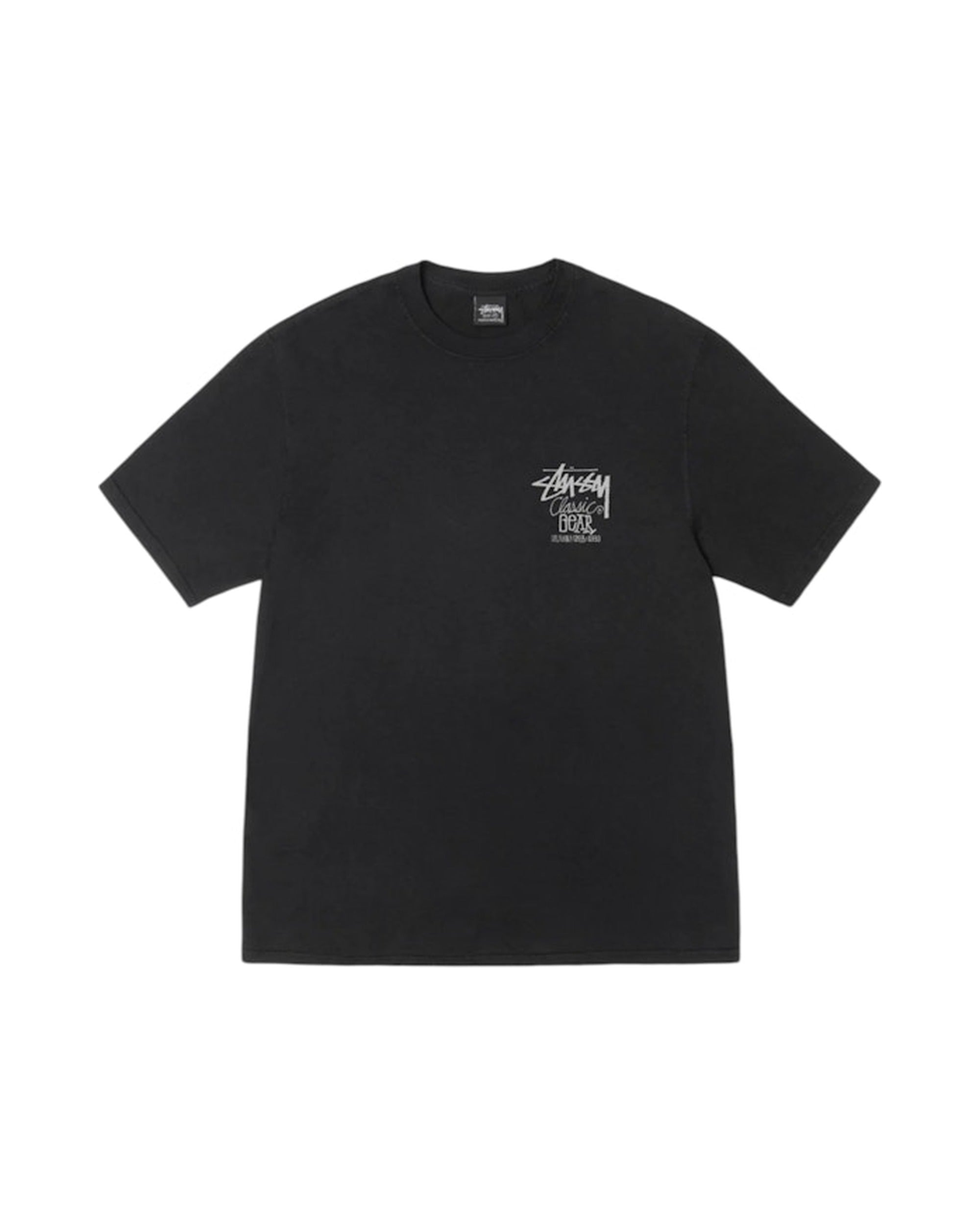 Stussy Classic Gear Pig. Dyed Tee Black
