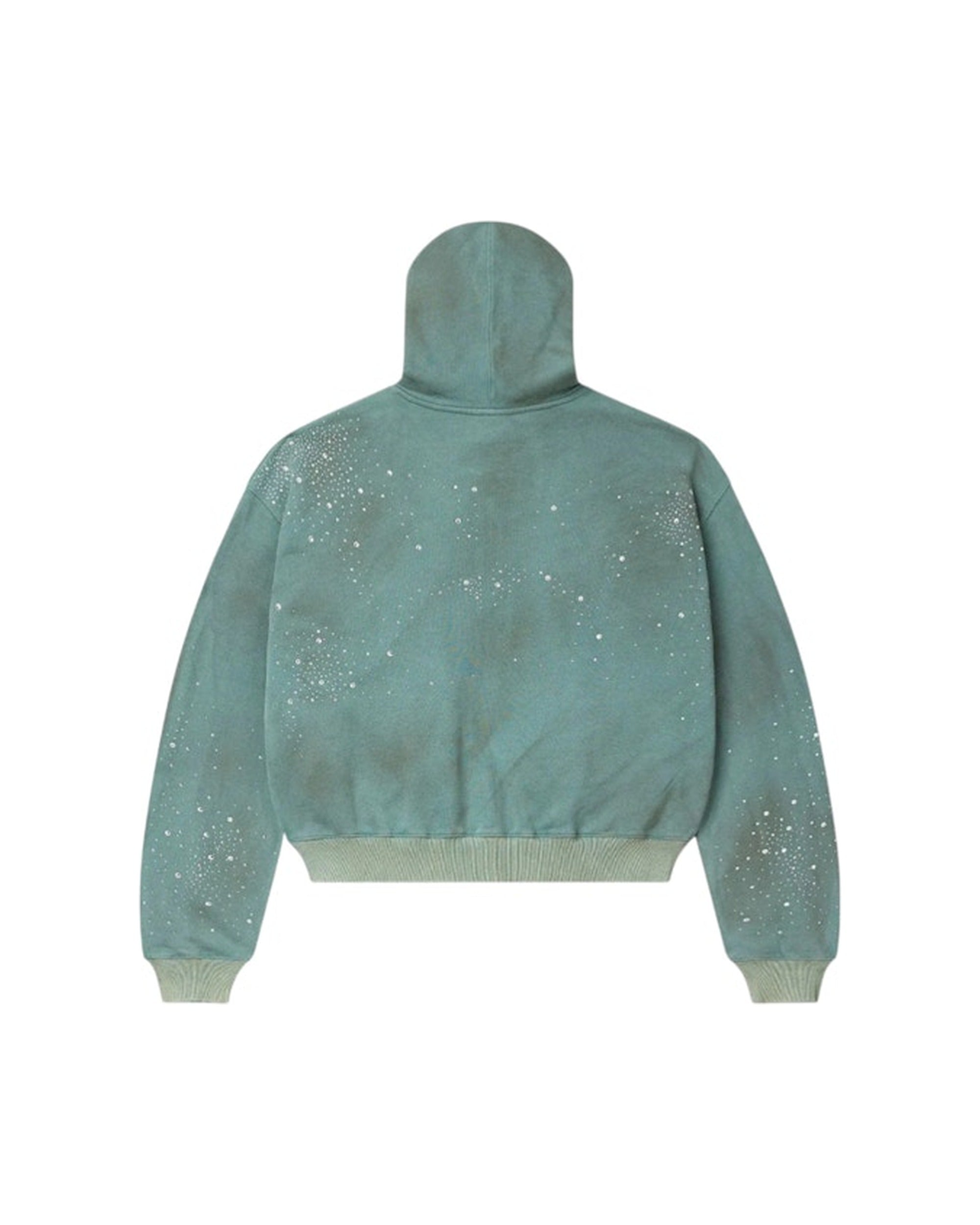 Vale Forever Bank Zip Up Hoodie Dark Mint