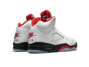 Nike Air Jordan 5 Retro "Fire Red Silver Tongue" - street-bill.dk