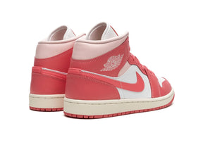 Nike Air Jordan 1 Mid "Strawberries And Cream" - street-bill.dk