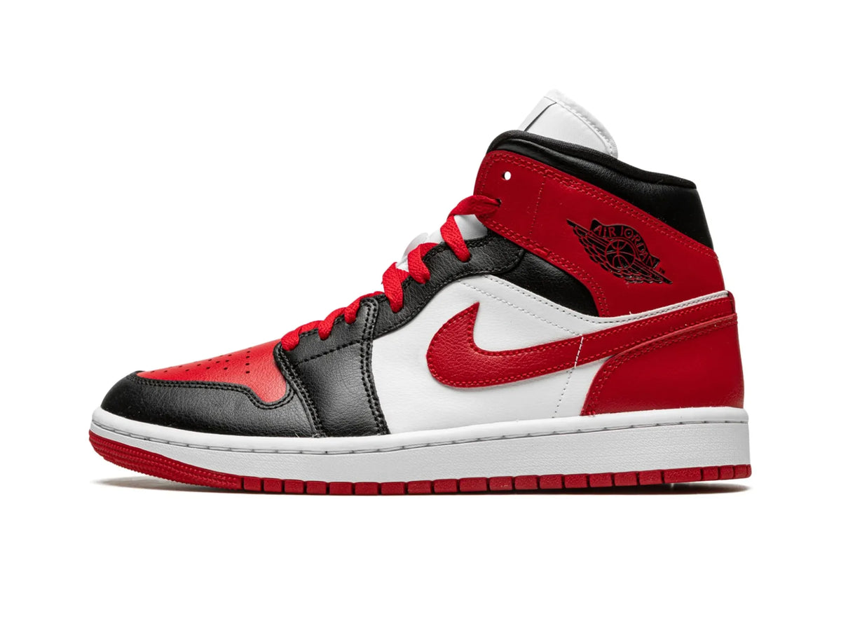Nike Air Jordan 1 Mid "Alternate Bred Toe" - street-bill.dk