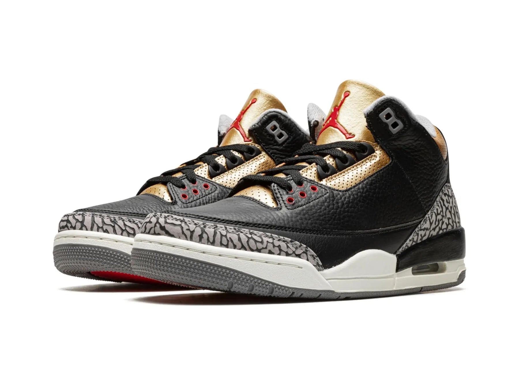 Nike Air Jordan 3 "Black Cement Gold" - street-bill.dk